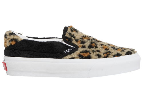 Tenisky a topánky Vans Slip-On Sherpa Leopard W Čierna | VN0A38GU6BX, 0