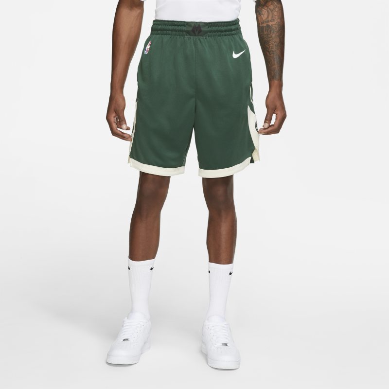 Šortky Nike Milwaukee Bucks Icon Edition NBA Swingman Shorts Zelené | AJ5623-323, 0