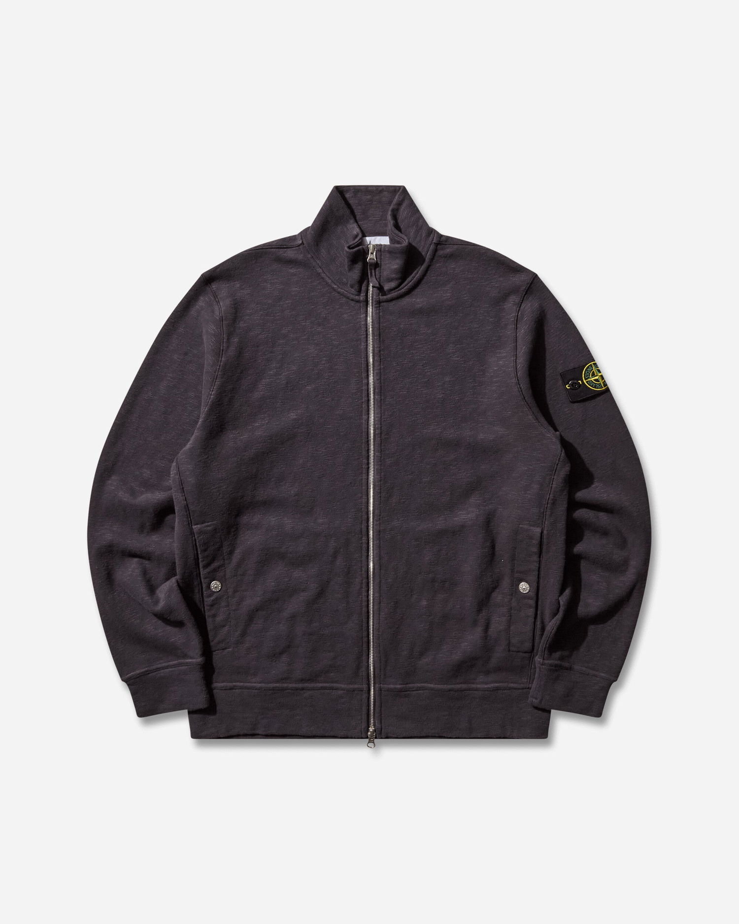 Mikina Stone Island Vanisé Heavy Cotton Jersey Zip Sweatshirt Šedá | K2S15-6100055-S0238 V0026, 0