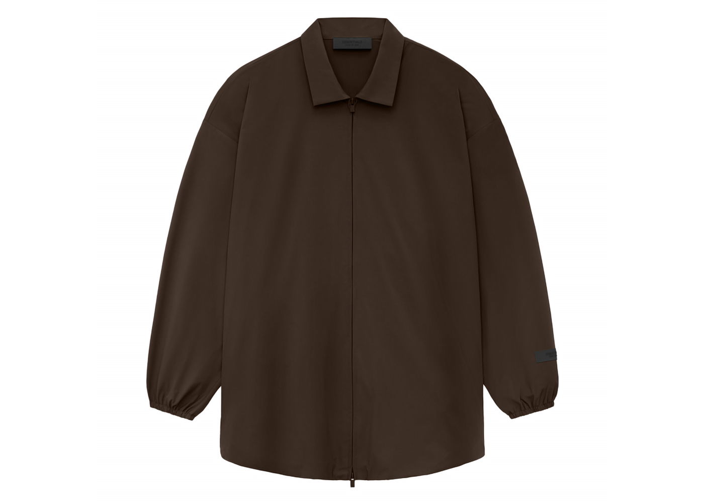 Bunda Fear of God Core Collection Nylon Overshirt Wood Hnedá | 202SU244496F, 0