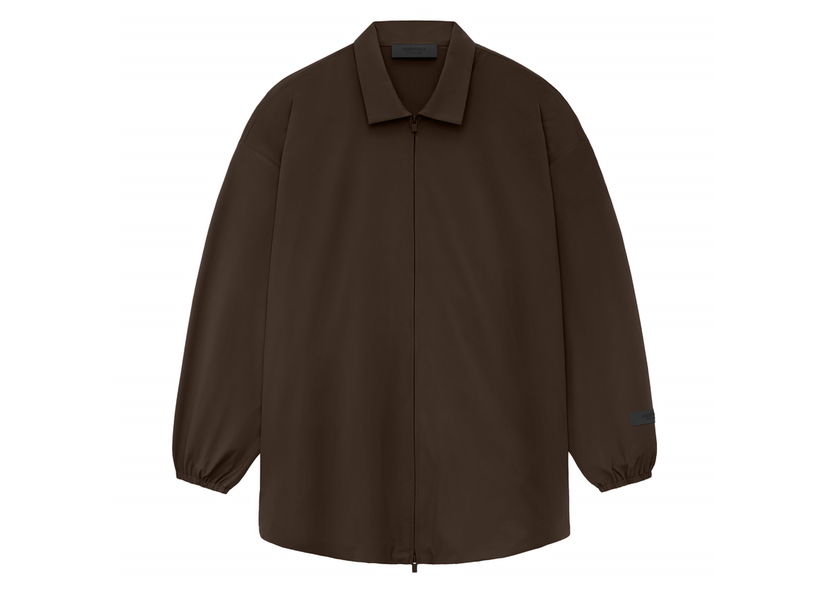 Bunda Fear of God Core Collection Nylon Overshirt Wood Hnedá | 202SU244496F