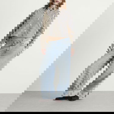 Košeľa Anine Bing Anine Bing Essie Cropped Striped Shirt Rôznofarebný | A-07-12065-STR13, 4