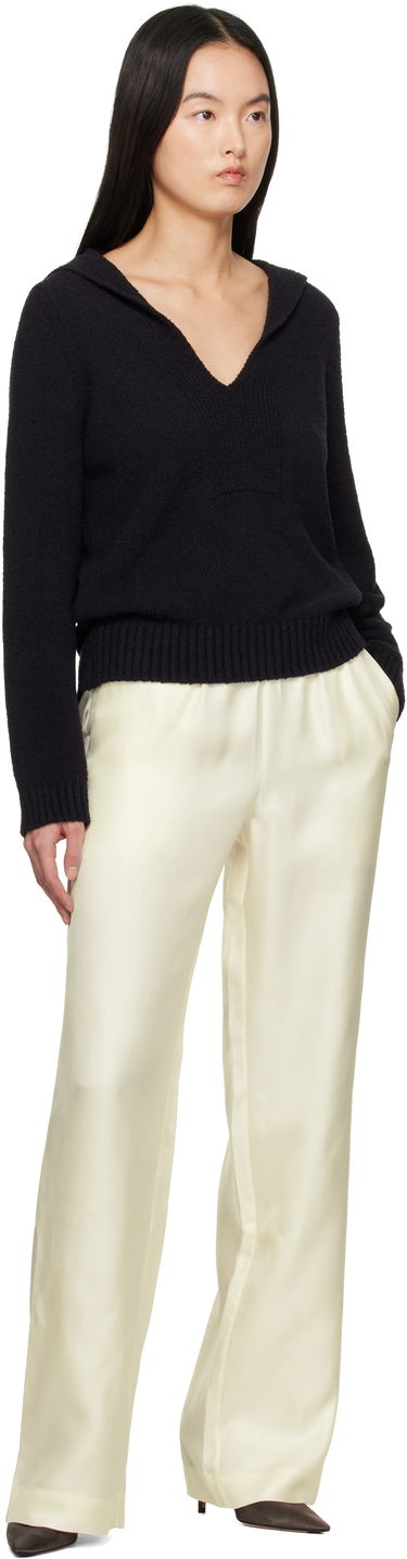 Sveter Loulou de Saison Loulou de Saison Bahia Knit Sweater Čierna | BAHIA, 3