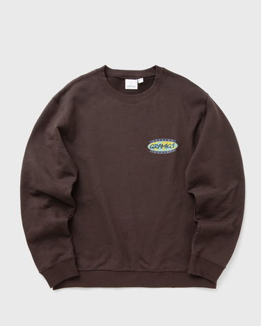 Mikina GRAMICCI Prepare Yourself Graphic Sweatshirt Hnedá | G4FU-J114-DARK-BROWN, 0