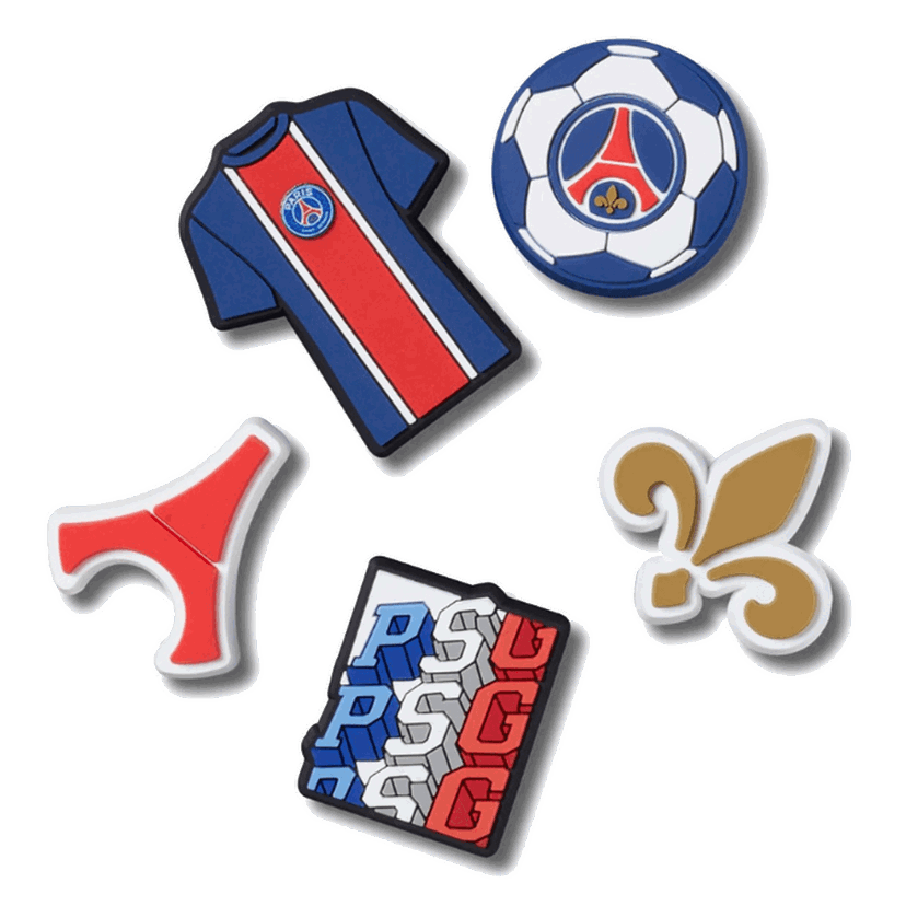 Kľúčenka Crocs Paris Saint-Germain 5-Pack Jibbitz Charms Rôznofarebný | 10012289