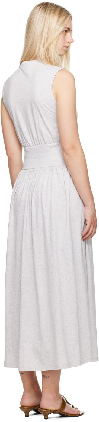 Šaty TOTEME Totême Tee Midi Dress Šedá | 242-WRD1783-FB0245, 2