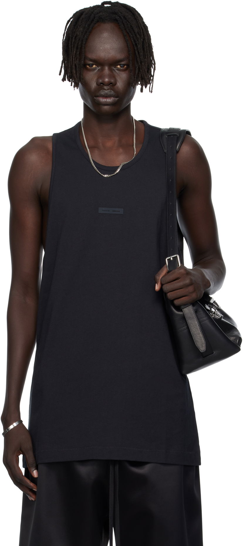 Tielko Fear of God Fear of God ESSENTIALS Vintage Fit Tank Top Čierna | 125SP254230F