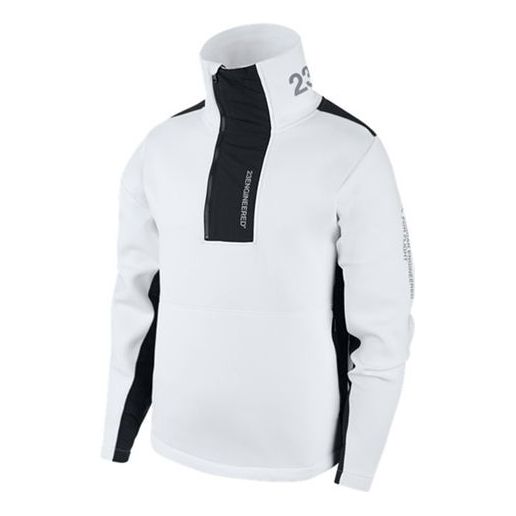 Sveter Jordan Jordan 23 Engineered Stand Collar Knit Half Zipper Biela | BQ5738-100