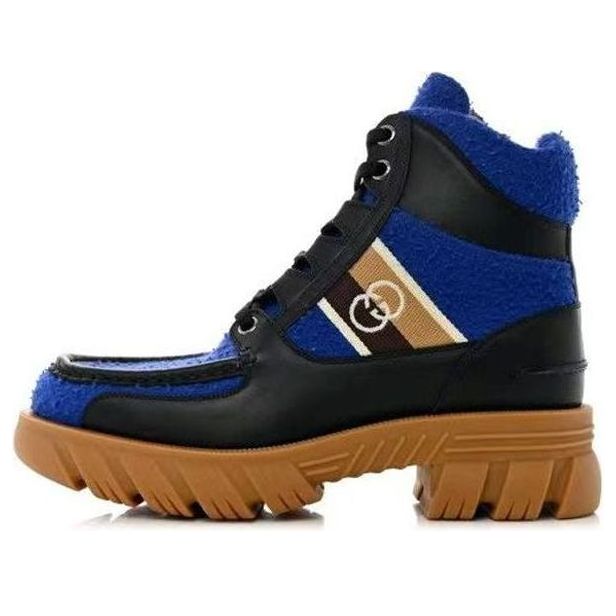 Tenisky a topánky Gucci x North Face Romance Ankle Boots Modrá | 681798-2JW20-4596