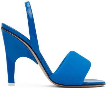 Starostlivosť o obuv The Attico Attico Rem Heeled Slingback Sandals Modrá | 227WS522 L002, 0