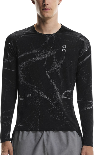 Tričko On Running Performance Reflective Long-Sleeve T-Shirt Lumos Čierna | 1mf30230553, 0