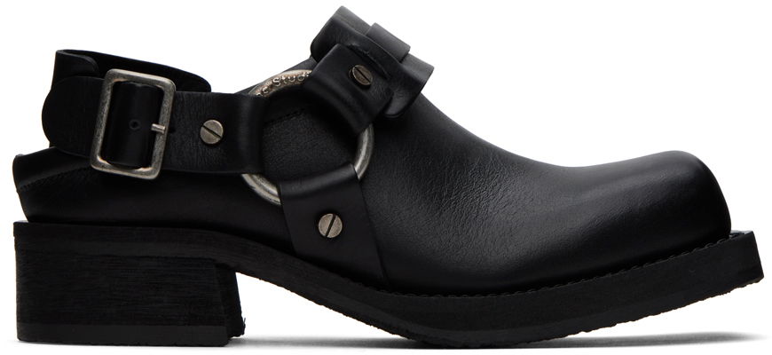 Oblečenie Acne Studios Black Buckle Loafers Čierna | AD0684-, 0