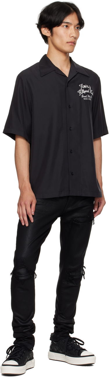 Košeľa AMIRI AMIRI 'Hollywood Auto' Bowling Shirt Čierna | AMSTCA1166, 3