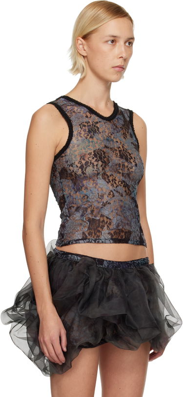 Tielko Collina Strada Collina Strada Sequinned Tank Top Ružová | XX3187, 4