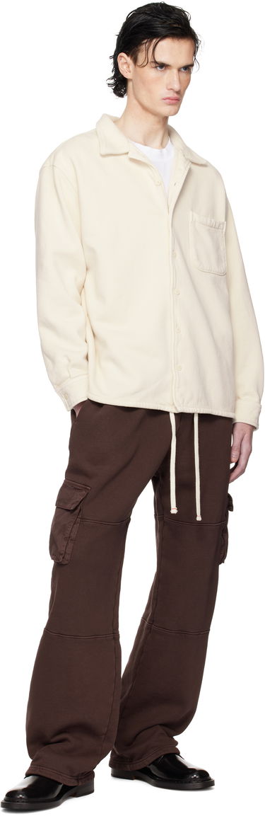 Košeľa LES TIEN Heavyweight Long Sleeve Shirt Béžová | CF-1101, 3