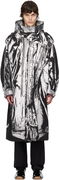 Jean Paul Gaultier Trompe-L'œil Print Hooded Coat