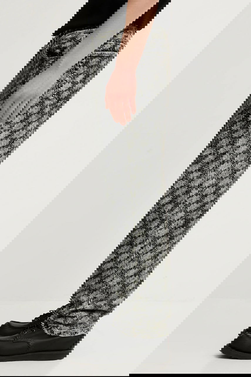 Džínsy DAILY PAPER Acid Wash Patterned Wide Leg Velvet Rahul Jeans Rôznofarebný | 2521032, 1