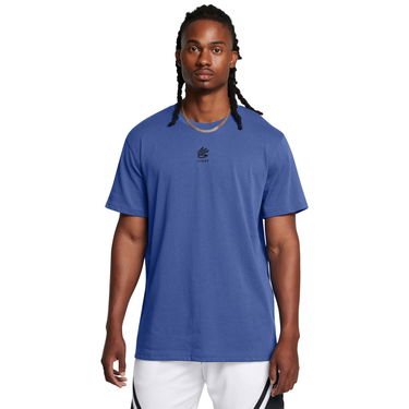 Tričko Under Armour Curry Hvyweight Logo T-Shirt Modrá | 1387107-432, 3