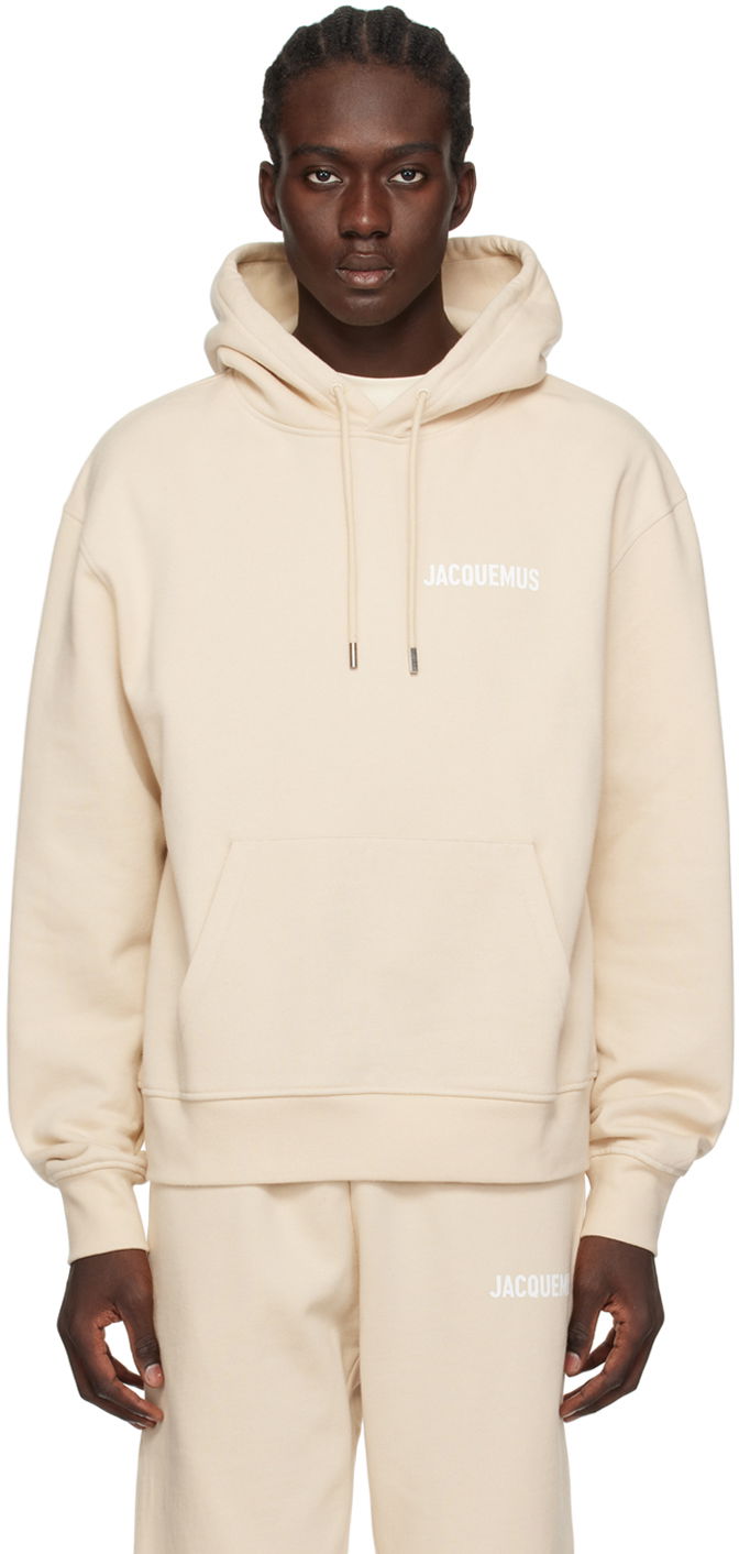 Mikina Jacquemus Les Classiques 'Le Sweatshirt ' Hoodie Béžová | 226JS210-2120