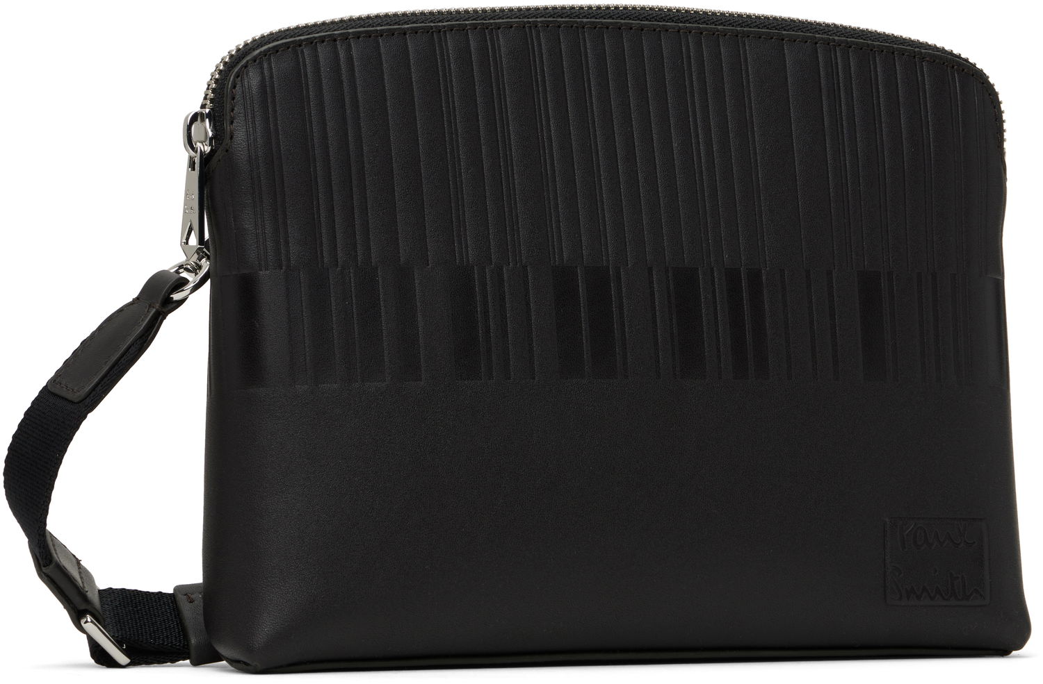 Taška cez rameno Paul Smith Paul Smith Shadow Stripe Leather Bag Čierna | M1A-8024-PEMBOS-69, 1