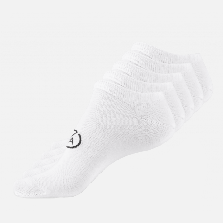 Ponožky Vasky White Ankle Socks (5 Pairs) Biela | A-0133-007, 0