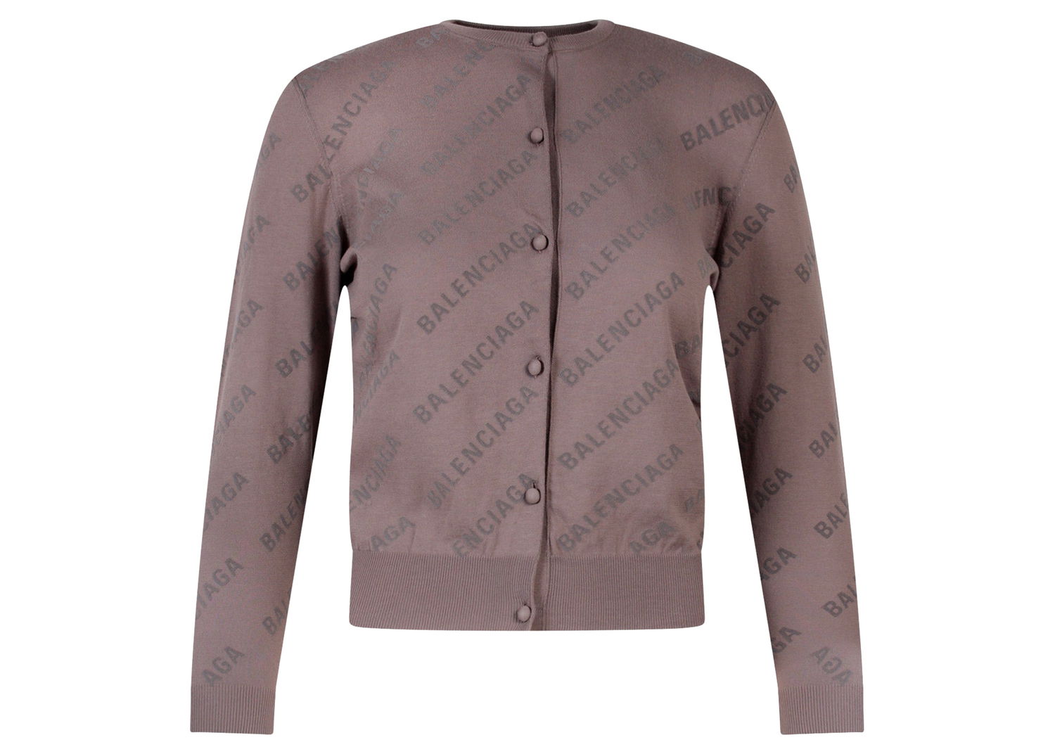 Sveter Balenciaga Cotton Jacquard Cardigan Béžová | 706303T3234#0966, 0