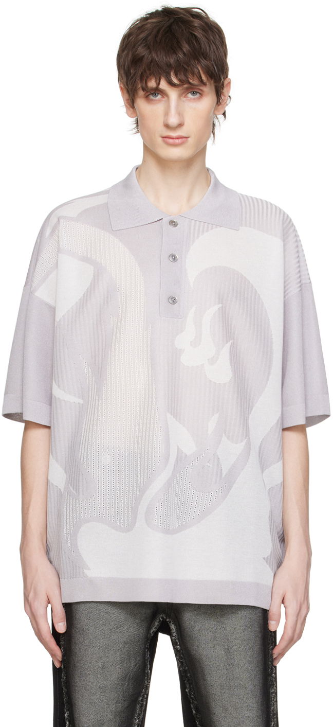 Feng Chen Wang Jacquard Polo