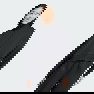 Mikina adidas Performance Off Placed 3-Stripes Zip-Up Sweatshirt Čierna | JX2705, 0