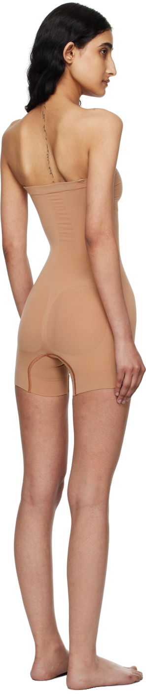 Body SKIMS SKIMS Seamless Sculpt Strapless Shortie Bodysuit Béžová | BD-MDT-2914, 2