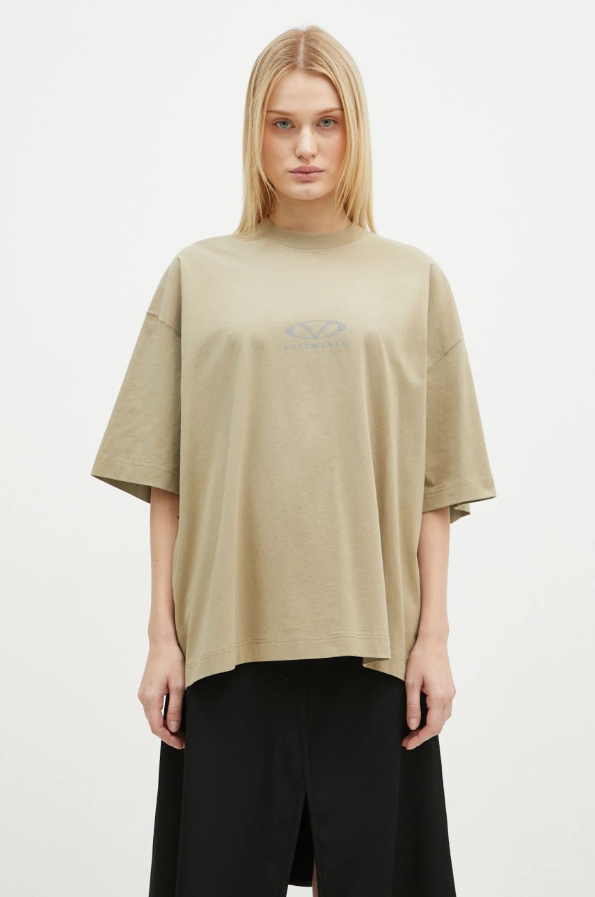 Oval Logo Cropped Boxy T-Shirt