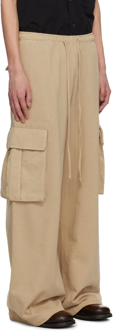 Cargo nohavice Palm Angels Palm Angels French Terry Cargo Pants Béžová | PMCF034S25FAB0016262, 1