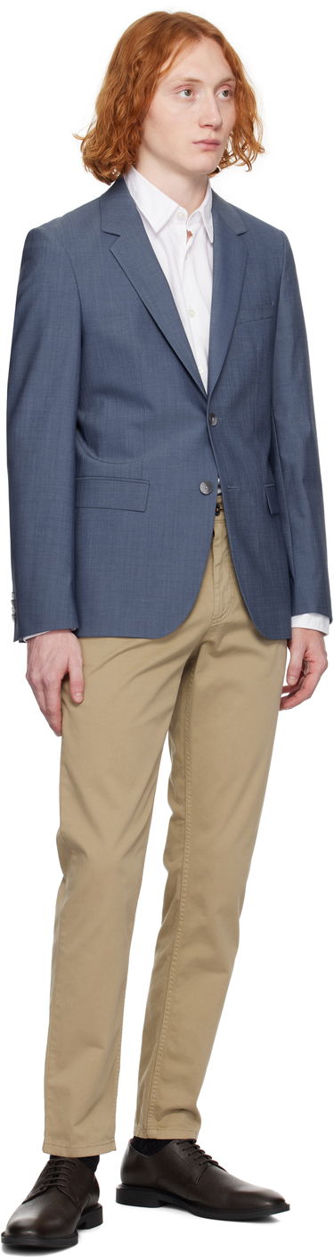 Bunda BOSS Slim-Fit Blazer Modrá | 50535030, 3