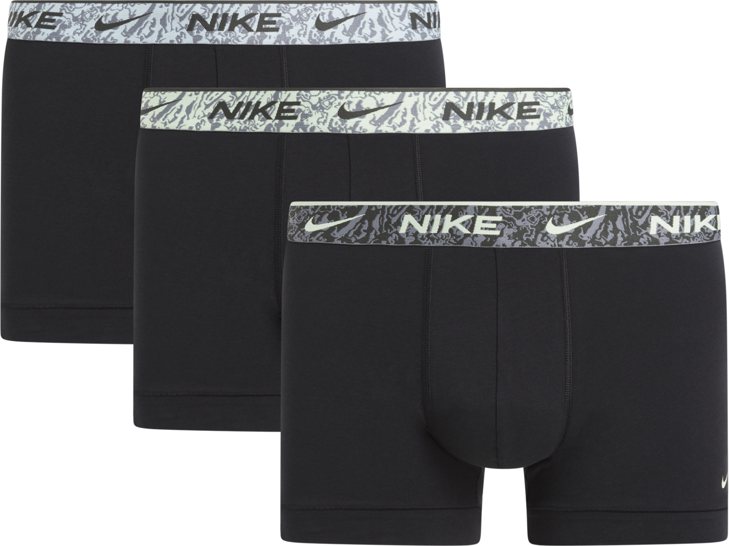 Boxerky Nike Trunk 3pk-everyday cotton stretch Čierna | 0000KE1008-U9A, 0