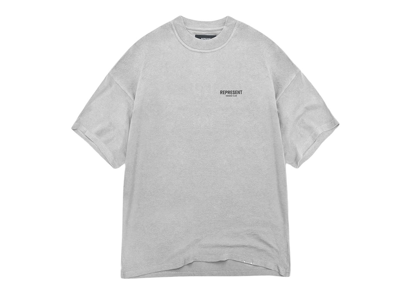 Represent Owners Club T-Shirt Ash Grey/Black