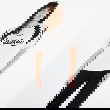 Dres adidas Performance Script Logo Contrast Panel Short Sleeve Jersey Top Čierna | KB6126, 0