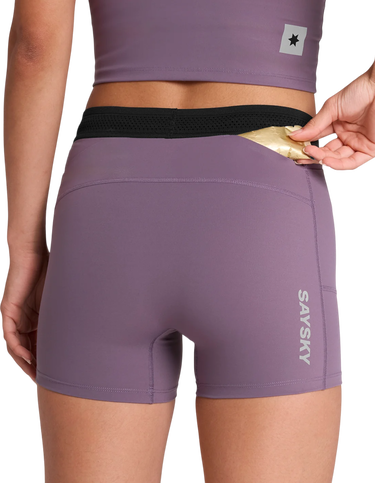 Šortky Saysky Saysky Flow+ Race 4" Shorts Fialová | owrst62c711-owrst62c711, 1