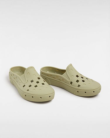Tenisky a topánky Vans Slip-on Mule Trk Desert Sage Zelené | VN000CW8UDP, 1