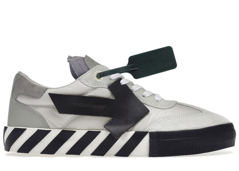 Tenisky a topánky Off-White New Vulcanized Low White Black Grey Lilac Čierna | OMIA232F22LEA0010110, 0