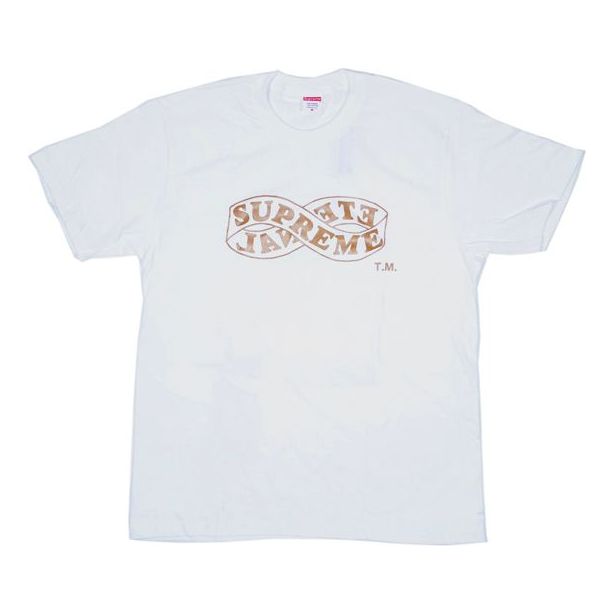 Tričko Supreme Eternal Logo Short Sleeve T-Shirt Biela | SUP-FW18-453