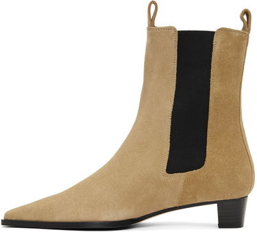 Oblečenie Aeyde Aeyde Kiki Suede Chelsea Boots Béžová | A11-AB-PLYP30BL124-FW24-974-022, 2
