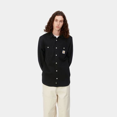 Košeľa Carhartt WIP L/S Clink Shirt Čierna | I032830_89_01, 0