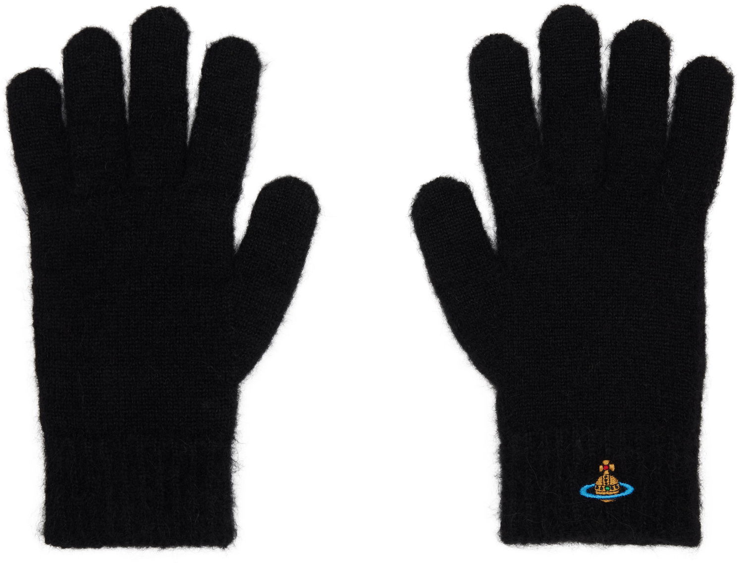 Rukavice Vivienne Westwood Vivienne Westwood Fluffy Gloves Čierna | 8202003B-K006A-, 0