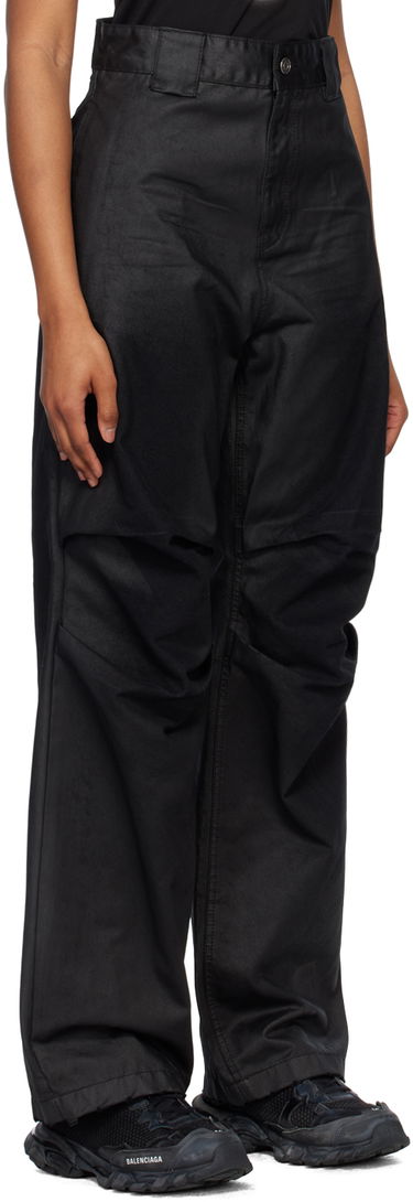 Cargo nohavice We11done We11done Tuck Straight Leg Jeans Čierna | WD-DP1-23-383-W-BK, 1