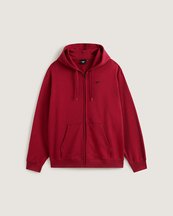 Mikina Vans Salton Loose Fit Zip Hoodie Červená | VN000P5ABRD
