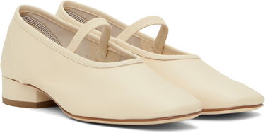 Starostlivosť o obuv Aeyde Aeyde Pippa Leather Ballerina Flats Béžová | A11-FL-GLVR25RO126-SS25-100-007, 3