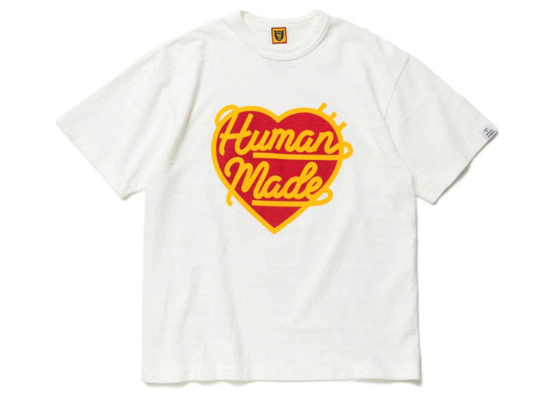Tričko Human Made Heart Logo Graphic T-Shirt Biela | HM23TE025, 0