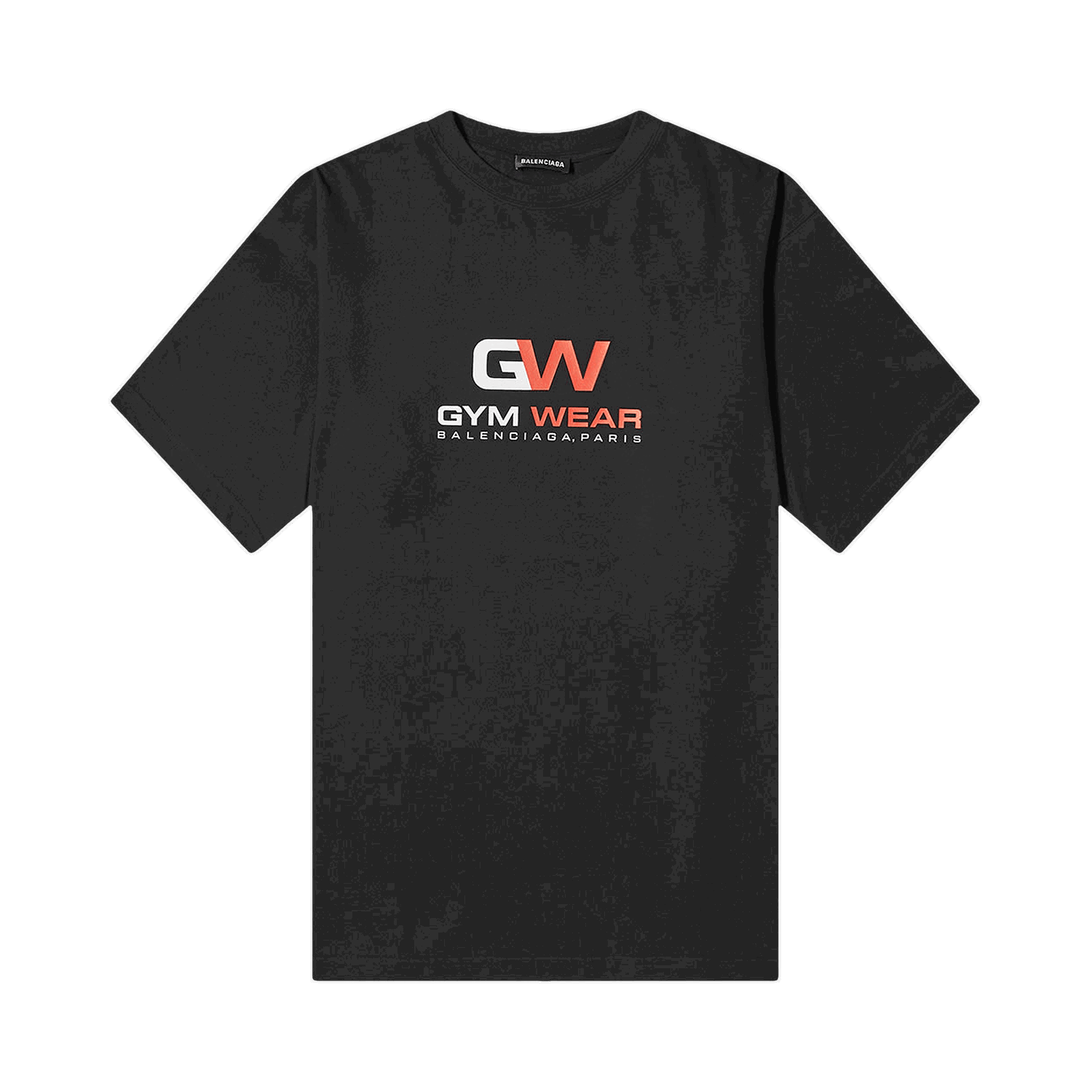 Tričko Balenciaga Gym Wear Logo Tee Čierna | 620969 TIVD5 1000, 0