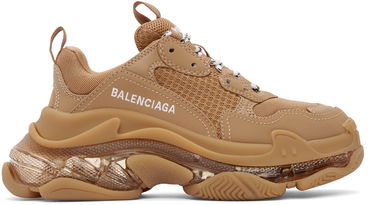 Tenisky a topánky Balenciaga Triple S Clear Sole Sneakers "Tan" Hnedá | 544351 W2GA1-2706, 0