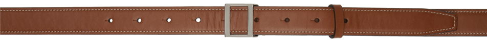 Opasok Acne Studios Leather Buckle Belt Hnedá | C80171-, 0