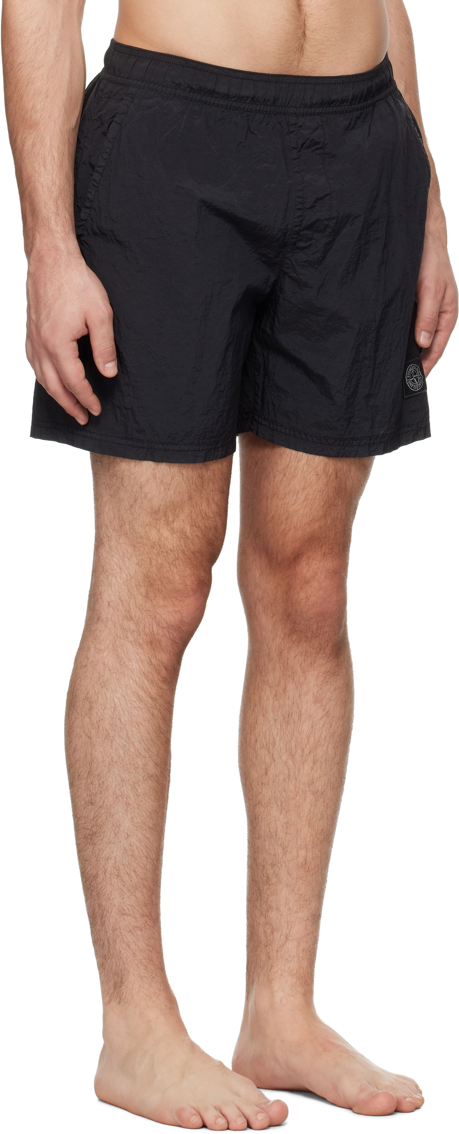 Plavky Stone Island Crinkled Swim Shorts Čierna | K1S15B100009S0043, 1